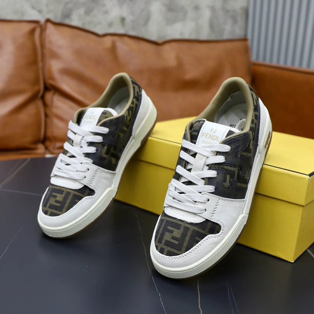 Ex-factory price: 580🔥Couple model (top original order) Brand: FENDI Size: 35-44 (customized for men 38 and 45) Grade: original order quality high version Material: imported original cowhide stitching➕ high-quality and comfortable lining original TPU lightweight non-slip outsole Style category: travel fashion casual shoes versatile trend